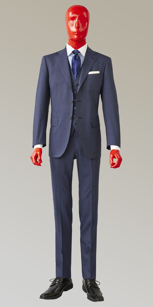 メンズ オーダーメイドスーツ bref（ブレフ）-自然なハイウエストシルエットで足長効果が人気のおすすめメンズスーツ「ITALIAN MODEL」（イタリア風スーツ）