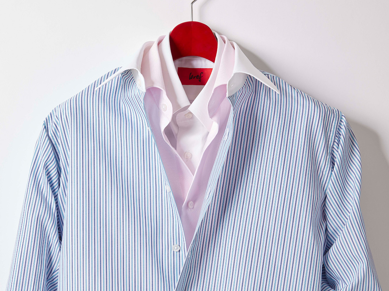 メンズ オーダーメイドスーツ bref（ブレフ）-シーン（フォーマル/カジュアル）に合わせたメンズシャツ（ワイシャツ）のおすすめコーデ（クレリックなど）をご提案