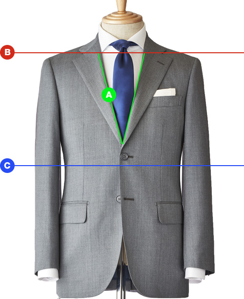 メンズ オーダーメイドスーツ bref（ブレフ）-自然なハイウエストシルエットで足長効果が人気のおすすめメンズスーツ「ITALIAN MODEL」（イタリア風スーツ）デザイン/シルエット